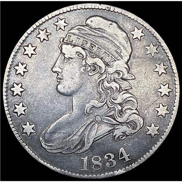 1834 Capped Bust Half Dollar NICELY CIRCULATED