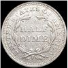 Image 2 : 1853 Arws Seated Liberty Half Dime UNCIRCULATED