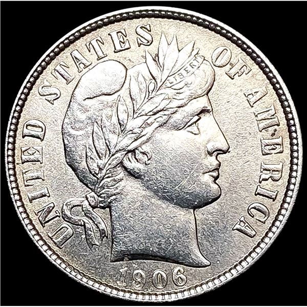 1906 Barber Dime UNCIRCULATED
