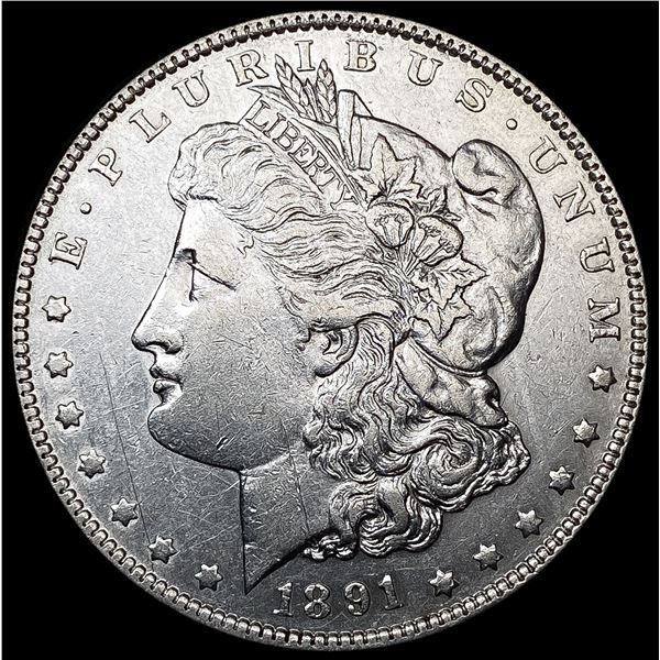 1891-O Morgan Silver Dollar CLOSELY UNCIRCULATED