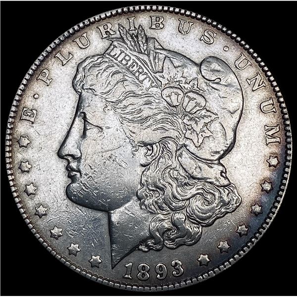 1893 Morgan Silver Dollar NEARLY UNCIRCULATED