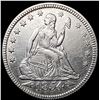 Image 1 : 1854 Arws Seated Liberty Quarter UNCIRCULATED