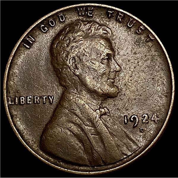 1924-D Wheat Cent CLOSELY UNCIRCULATED