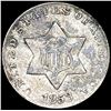 Image 1 : 1853 Silver Three Cent CLOSELY UNCIRCULATED