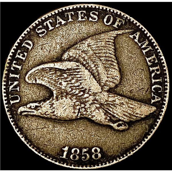 1858 Flying Eagle Cent LIGHTLY CIRCULATED