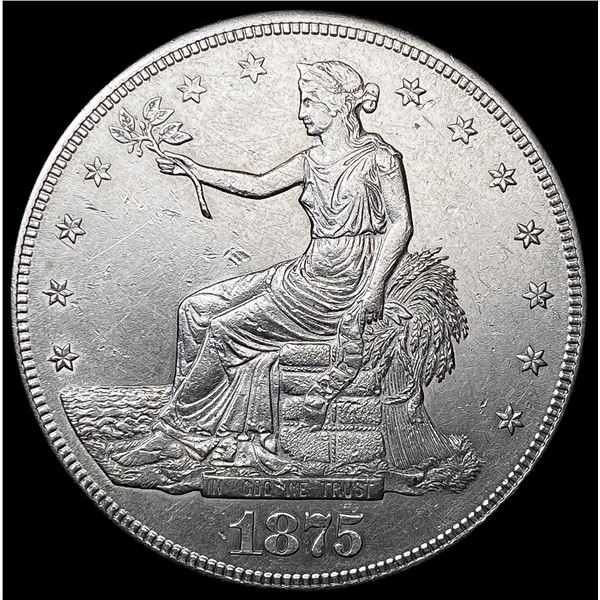 1875-S Silver Trade Dollar UNCIRCULATED