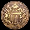 Image 1 : 1863 Two Cent Piece ABOUT UNCIRCULATED