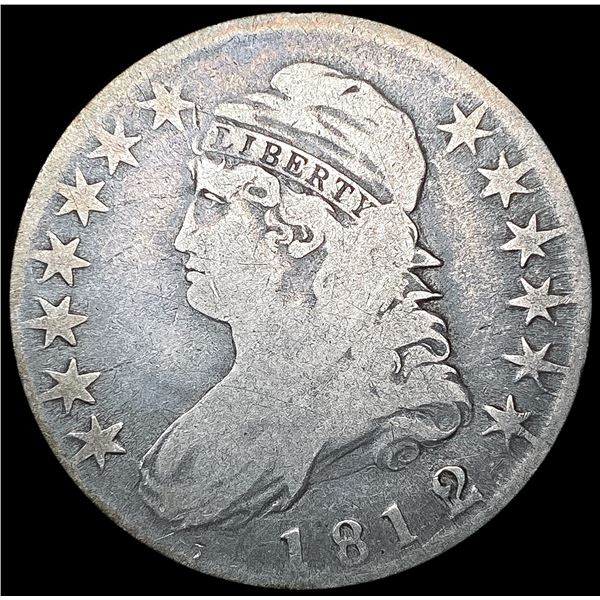 1812/1 Capped Bust Half Dollar NICELY CIRCULATED