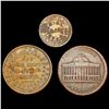 Image 2 : [3] Civil War & Hard Times Coinage NICELY CIRCULAT