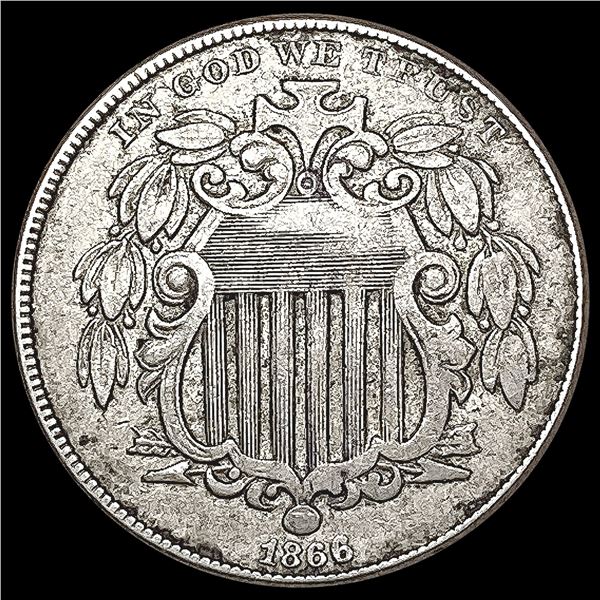 1866 Shield Nickel LIGHTLY CIRCULATED