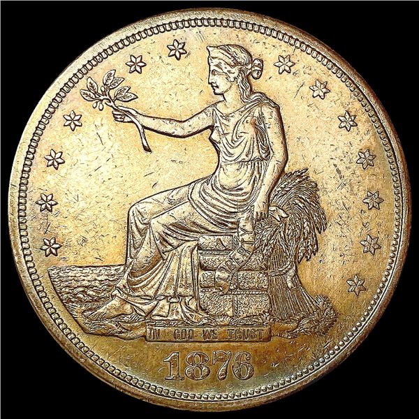 1876-S Silver Trade Dollar CLOSELY UNCIRCULATED