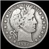 Image 1 : 1902 Barber Half Dollar NICELY CIRCULATED