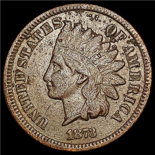 1873 Indian Head Cent CLOSELY UNCIRCULATED