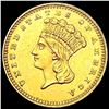Image 1 : 1862 Rare Gold Dollar HIGH GRADE
