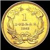Image 2 : 1862 Rare Gold Dollar HIGH GRADE