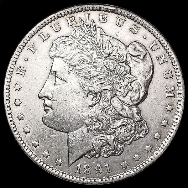 1891-CC Morgan Silver Dollar CLOSELY UNCIRCULATED