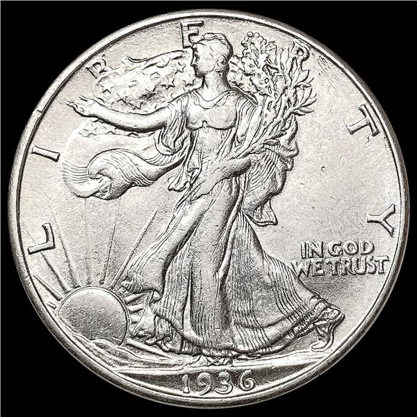 1936-D Walking Liberty Half Dollar CLOSELY UNCIRCU