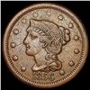 Image 1 : 1856 Braided Hair Large Cent CLOSELY UNCIRCULATED