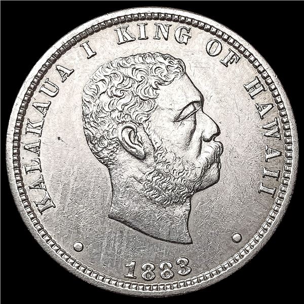 1883 Kingdom of Hawaii Quarter UNCIRCULATED