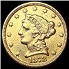 Image 1 : 1878 $2.50 Gold Quarter Eagle LIGHTLY CIRCULATED