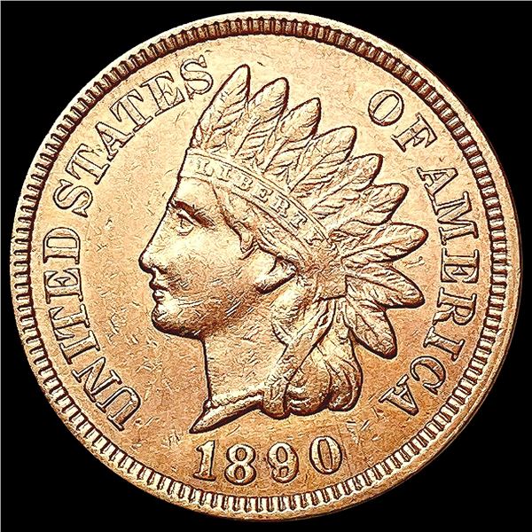 1890 RD Indian Head Cent UNCIRCULATED