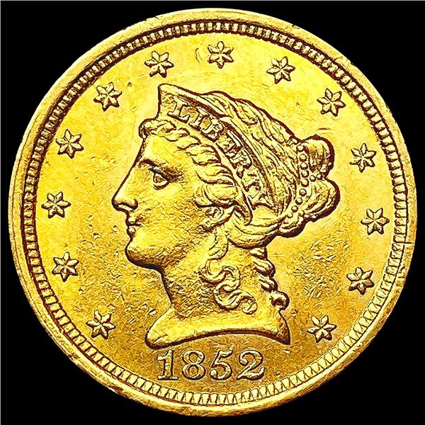 1852 $2.50 Gold Quarter Eagle CHOICE BU