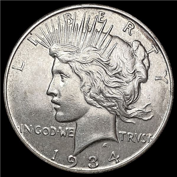 1934-D Silver Peace Dollar CLOSELY UNCIRCULATED