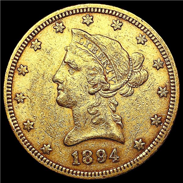 1894 $10 Gold Eagle NEARLY UNCIRCULATED