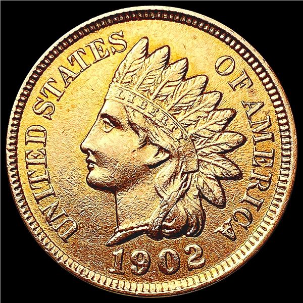 1902 RED Indian Head Cent UNCIRCULATED