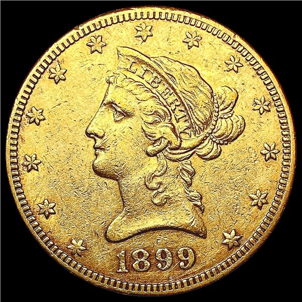 1899-S $10 Gold Eagle CLOSELY UNCIRCULATED