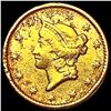 Image 1 : 1851 Rare Gold Dollar NICELY CIRCULATED