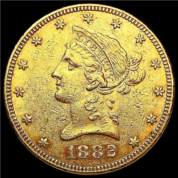 1882 $10 Gold Eagle CLOSELY UNCIRCULATED