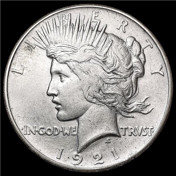 1921 Silver Peace Dollar ABOUT UNCIRCULATED