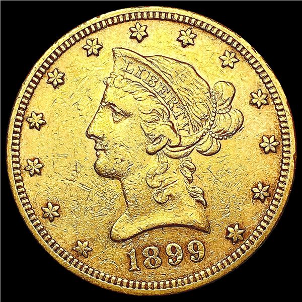 1899 $10 Gold Eagle CLOSELY UNCIRCULATED