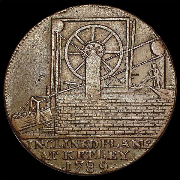 1792 Condor Colonial Halfpenny CLOSELY UNCIRCULATE
