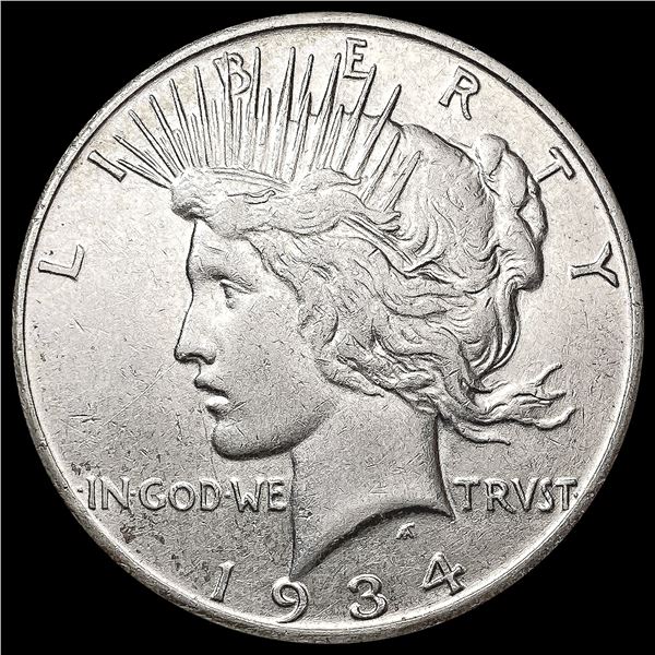 1934-S Silver Peace Dollar CLOSELY UNCIRCULATED