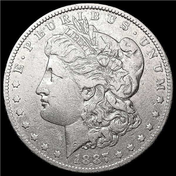 1887/6-O Morgan Silver Dollar LIGHTLY CIRCULATED