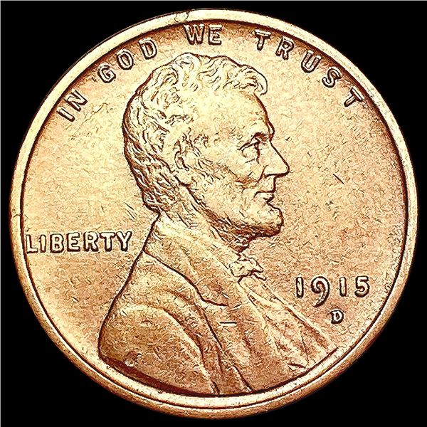 1915-D Wheat Cent CLOSELY UNCIRCULATED