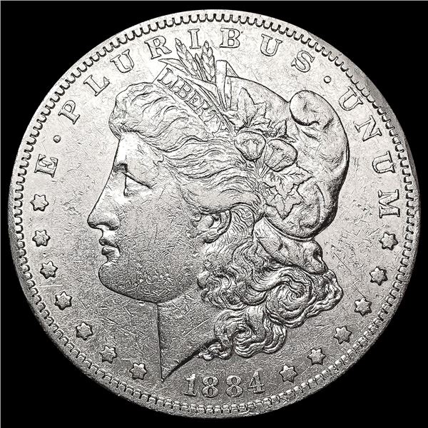 1884-S Morgan Silver Dollar NEARLY UNCIRCULATED