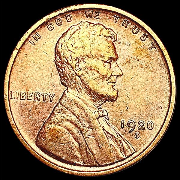 1920-S RD Wheat Cent UNCIRCULATED