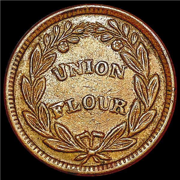 1863 Albany Civil War Token CLOSELY UNCIRCULATED