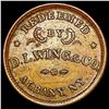 Image 2 : 1863 Albany Civil War Token CLOSELY UNCIRCULATED