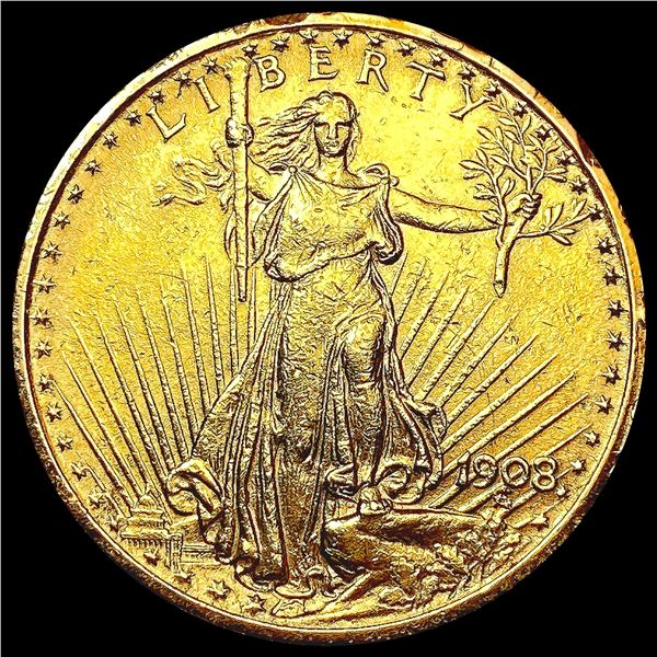 1908 $20 Gold Double Eagle UNCIRCULATED
