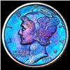 Image 1 : 1917-S FSB Toned Mercury Dime GEM BU