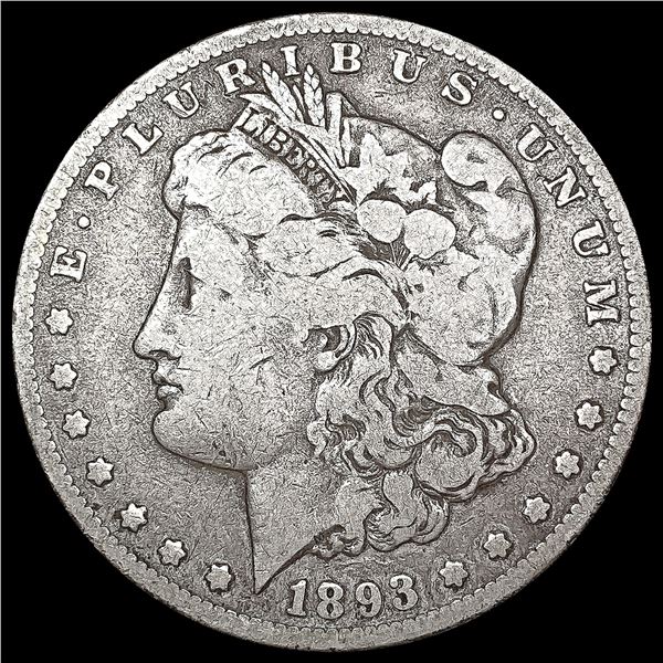 1893-CC Morgan Silver Dollar NICELY CIRCULATED