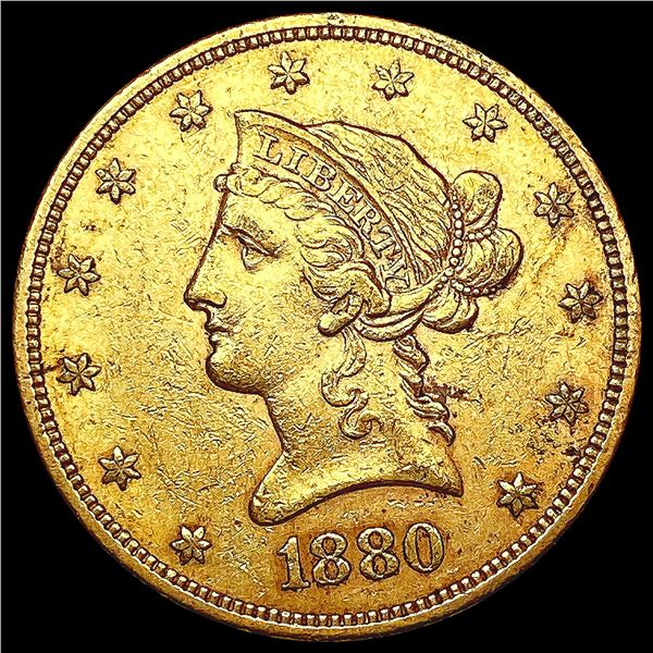 1880-S $10 Gold Eagle CLOSELY UNCIRCULATED