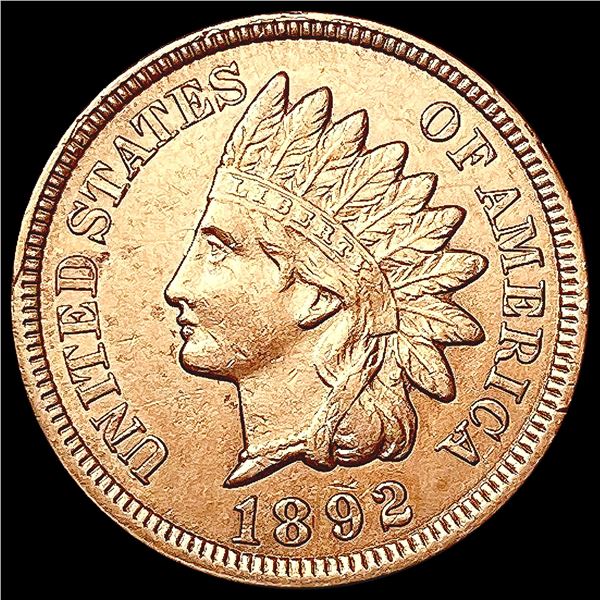 1892 Indian Head Cent CLOSELY UNCIRCULATED