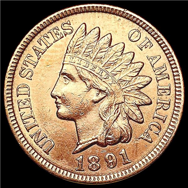 1891 Indian Head Cent CHOICE BU