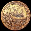 Image 2 : 1837 Van Buren Webster Colonial Coin CLOSELY UNCIR