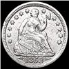 Image 1 : 1853 Arws Seated Liberty Half Dime CLOSELY UNCIRCU